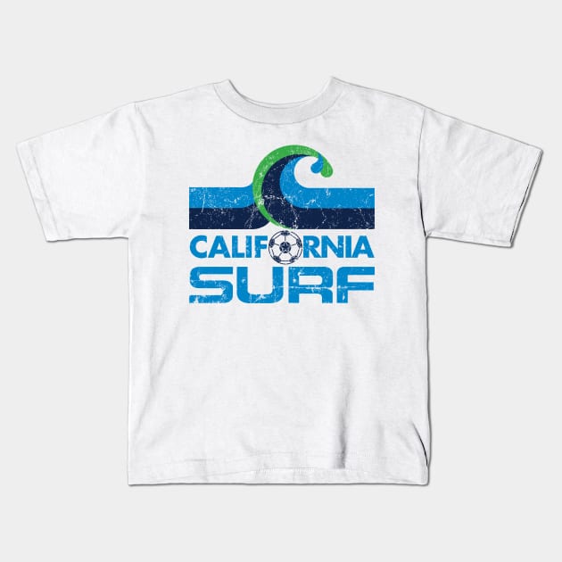 California Surf Kids T-Shirt by MindsparkCreative